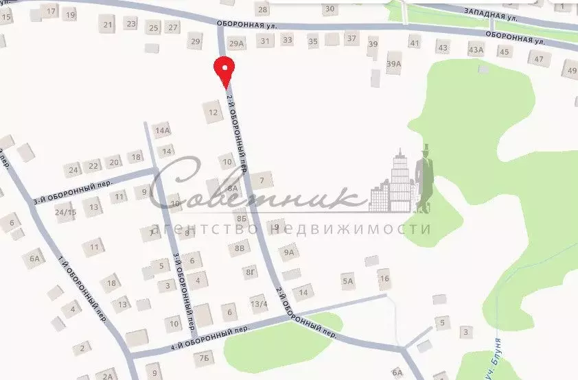 Участок в Белгородская область, Старый Оскол пер. 2-й Оборонный, 8А ... - Фото 1