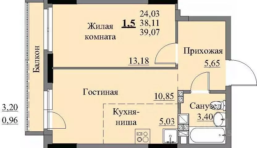1-к кв. Удмуртия, Ижевск Автопроизводство жилрайон, 3-й мкр, Арден на ... - Фото 0