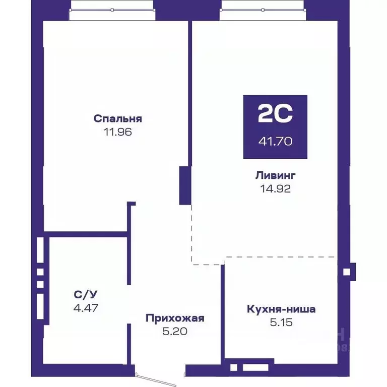2-к кв. Новосибирская область, Новосибирский район, Краснообск рп ... - Фото 1