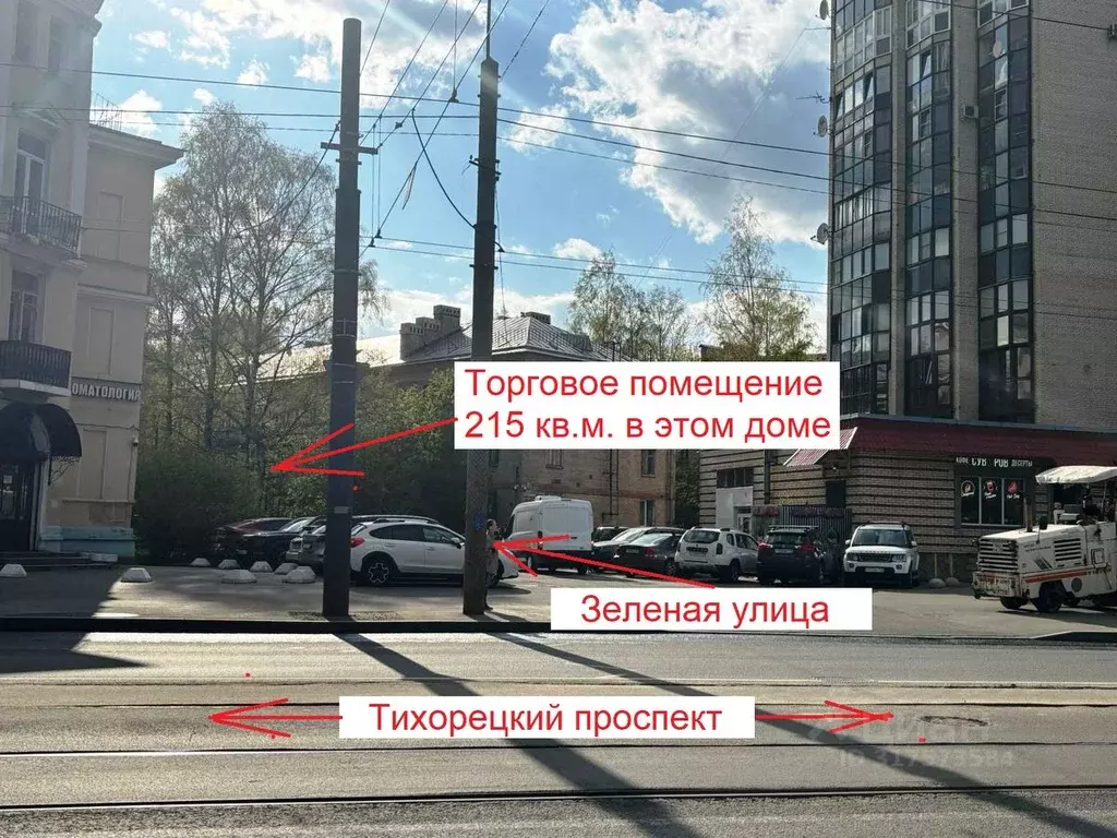Торговая площадь в Санкт-Петербург Тихорецкий просп., 24К2 (215 м) - Фото 0