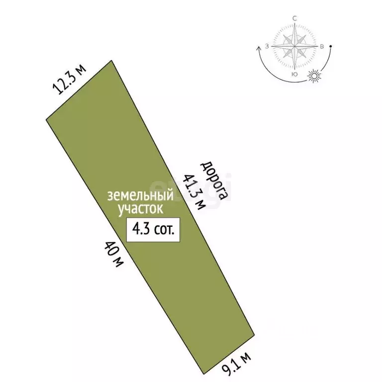 Участок в Свердловская область, Сысертский муниципальный округ, д. ... - Фото 2