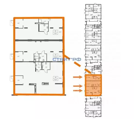 Торговая площадь в Московская область, Люберцы городской округ, Мирный ... - Фото 2