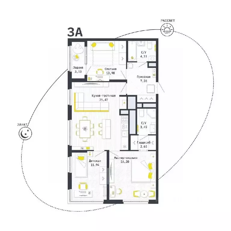 3-к кв. Рязанская область, Рязань Шереметьевская ул., 12к4 (84.87 м) - Фото 0