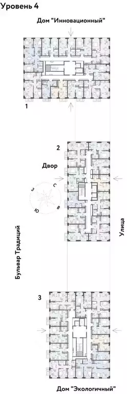 4-к кв. Тюменская область, Тюмень ул. Андрея Кореневского, 3к2 (76.83 ... - Фото 1