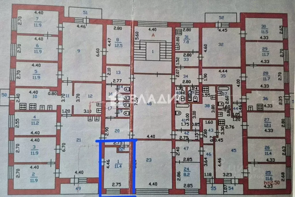 Комната Пензенская область, Пенза ул. Ломоносова, 4 (11.4 м) - Фото 2