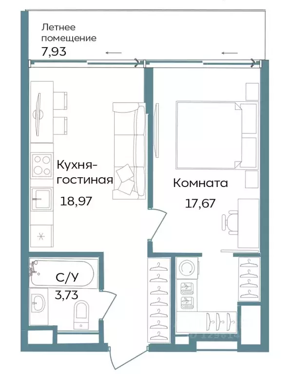1-к кв. Крым, Саки ул. Морская (48.3 м) - Фото 0