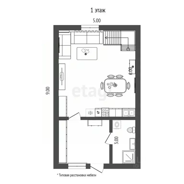 Дом в Тюменская область, Тюмень Сибиряк СНТ, ул. Малиновая (65 м) - Фото 2