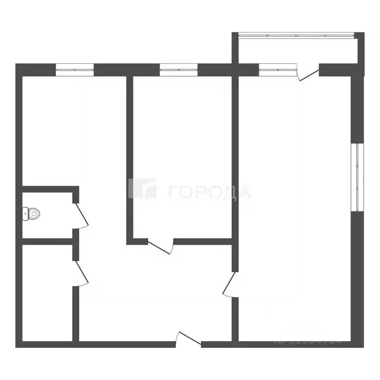 2-к кв. Алтайский край, Барнаул Взлетная ул., 36А (50.0 м) - Фото 2