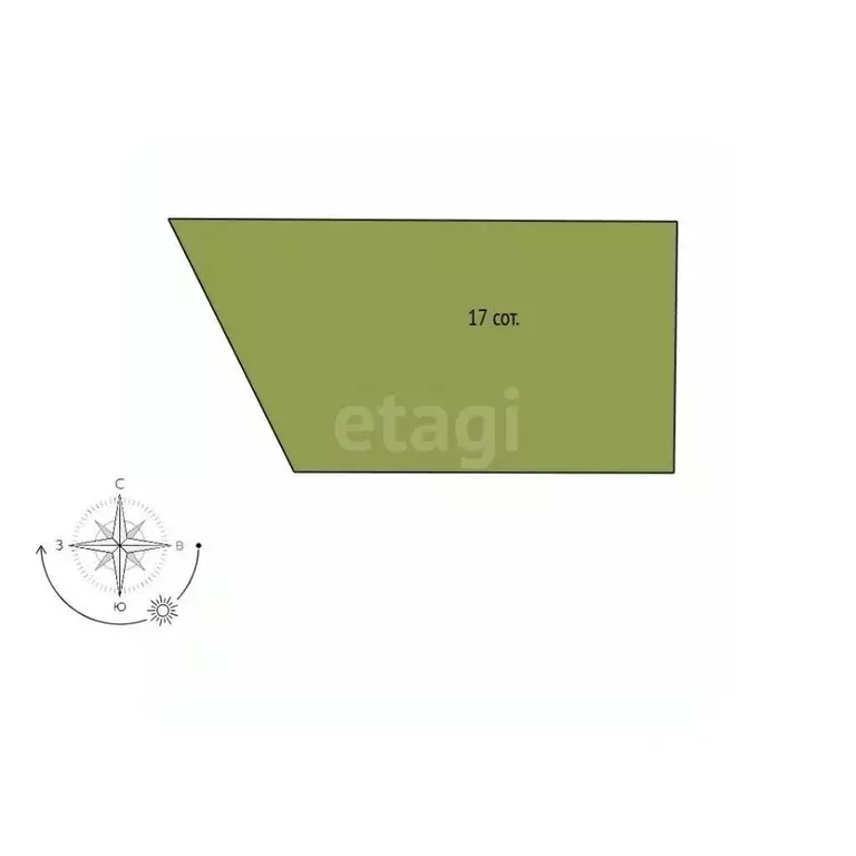 Участок в Белгородская область, Белгород ул. Ворошилова, 2АК1 (17.0 ... - Фото 1