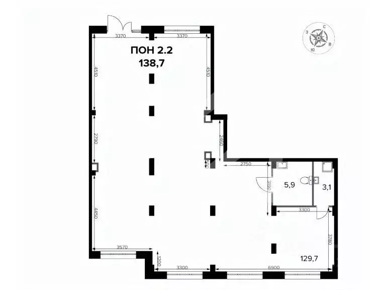 Помещение свободного назначения в Московская область, Ленинский ... - Фото 2
