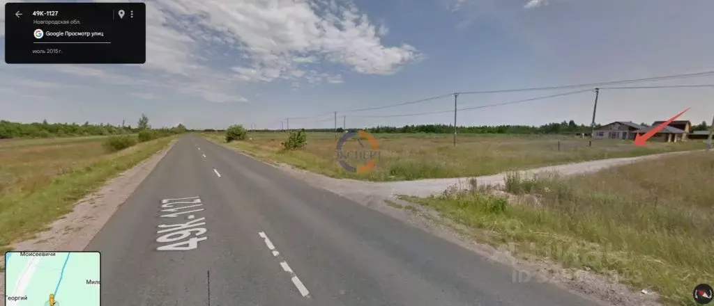 Участок в Новгородская область, Новгородский район, Ракомское с/пос, ... - Фото 2