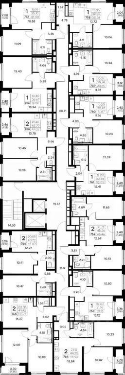1-к кв. Владимирская область, Владимир Глоракс Октябрьский жилой ... - Фото 2