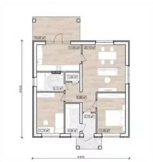 Дом в Тульская область, Щекинский район, Яснополянское с/пос, пос. ... - Фото 2