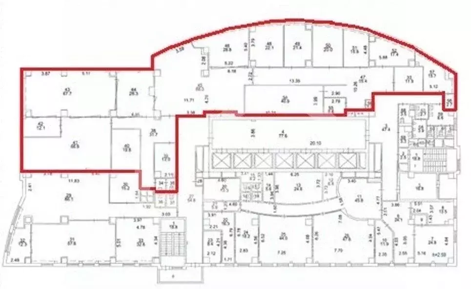 Помещение свободного назначения в Москва ул. Ивана Франко, 8 (828 м) - Фото 2