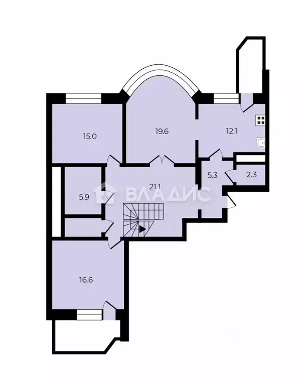 5-к кв. Московская область, Одинцовский городской округ, пос. Горки-10 ... - Фото 2