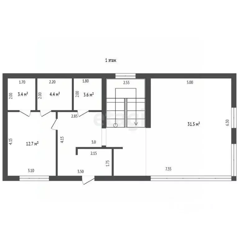 Дом в Севастополь ул. Героев Бреста, 58А/1 (243 м) - Фото 2