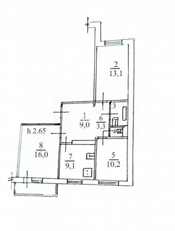 3-к кв. Липецкая область, Липецк ул. А.Г. Стаханова, 8 (64.0 м) - Фото 1