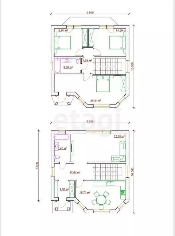 Дом в Супсех, Андреевская улица (140 м) - Фото 1