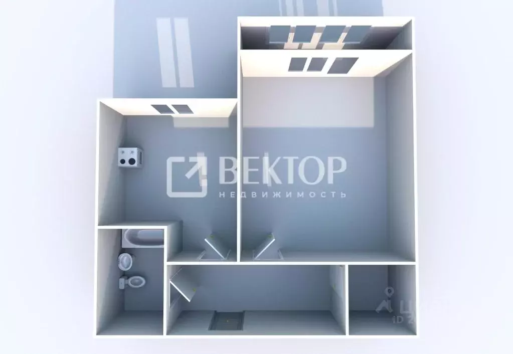 1-к кв. Ярославская область, Ярославль ул. Строителей, 3к2 (30.0 м) - Фото 2