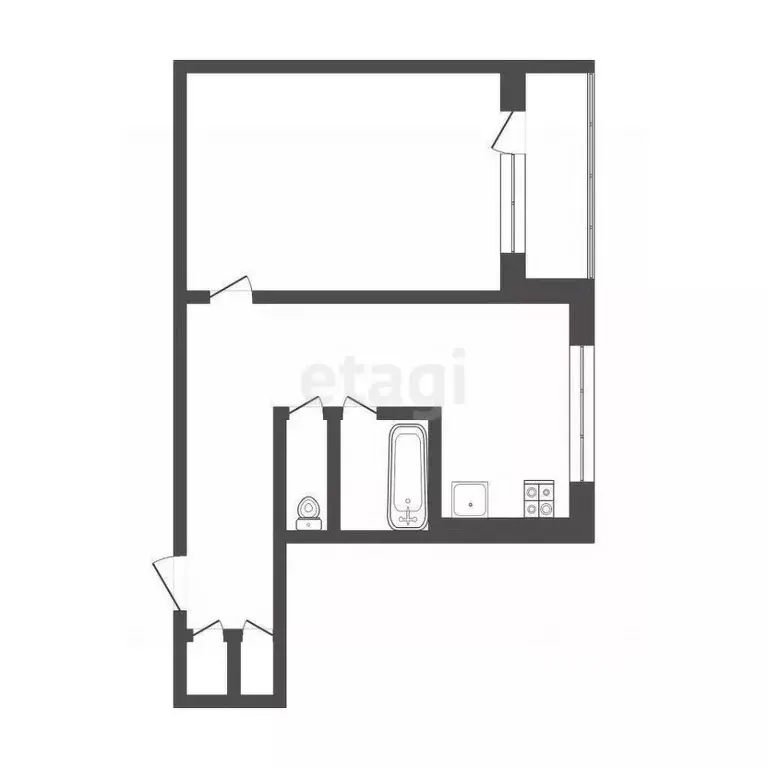 1-к кв. Мордовия, Саранск ул. Косарева, 3к1 (32.7 м) - Фото 1
