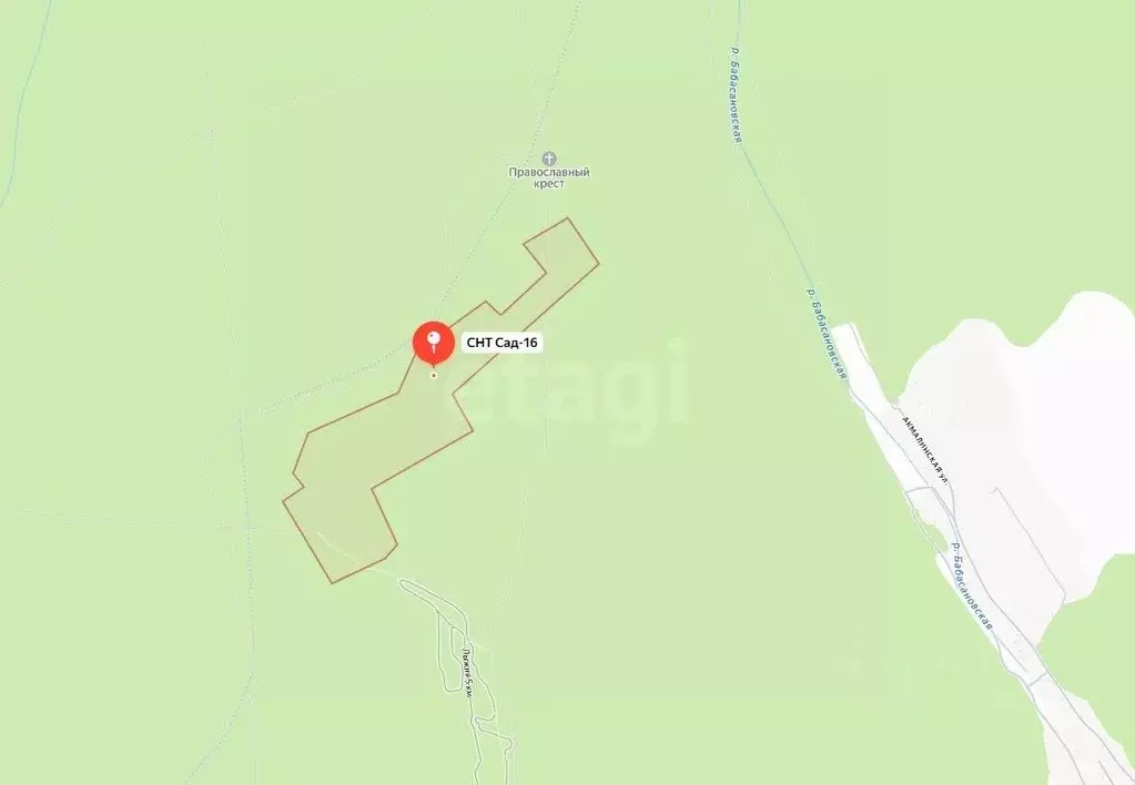 Участок в Бурятия, Заиграевский район, Дабатуйское с/пос, Сад-16 ДНТ  ... - Фото 1