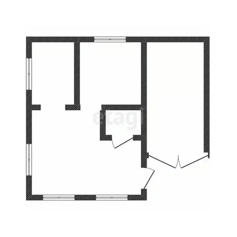 1-к кв. Бурятия, Улан-Удэ 112-й мкр, 22 (29.1 м) - Фото 1