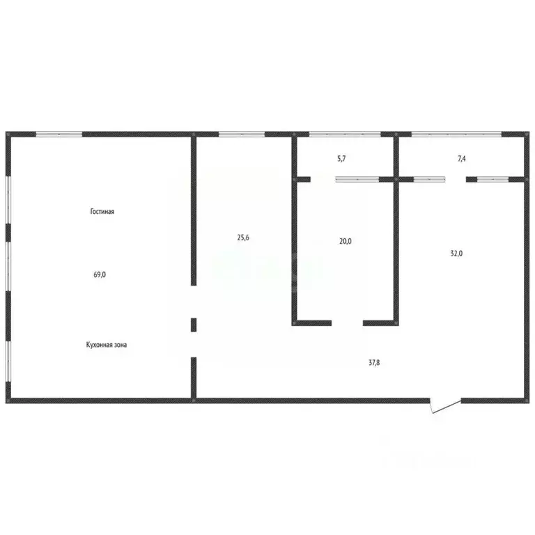 4-к кв. Дагестан, Махачкала ул. Циолковского, 11к1 (188.0 м) - Фото 1