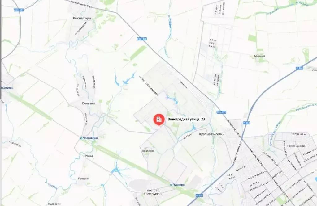 Участок в Тамбовская область, Тамбов ул. Виноградная, 23 (7.5 сот.) - Фото 1