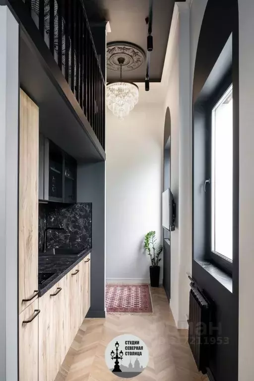 Студия Санкт-Петербург Таврическая ул., 3 (26.6 м) - Фото 1