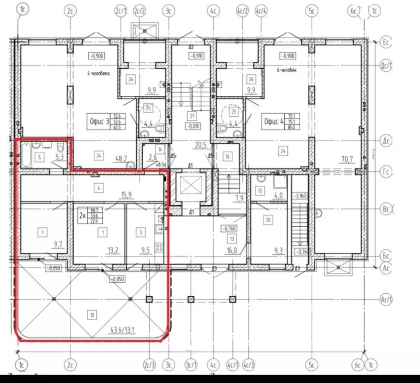 2-к кв. Калининградская область, Калининград ул. Байкальская, 1к5 ... - Фото 1