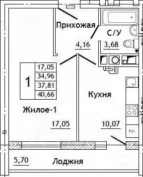 1-к кв. Смоленская область, Смоленский муниципальный округ, д. ... - Фото 0