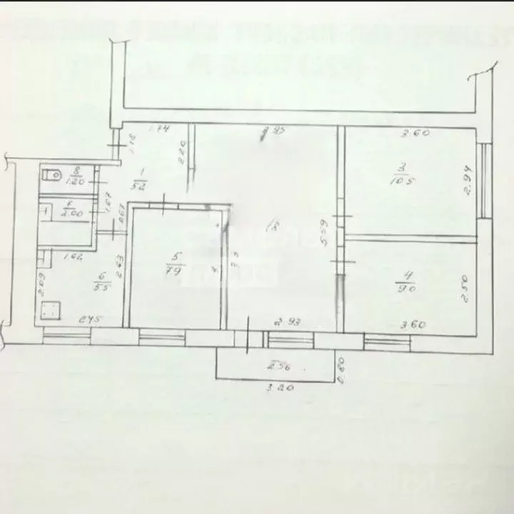 4-к кв. Краснодарский край, Апшеронск ул. Ленина, 33 (60.6 м) - Фото 2