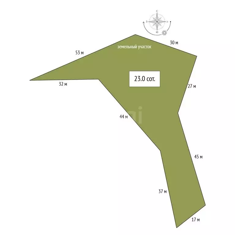 Участок в село Артыбаш, Телецкая улица (23 м) - Фото 1