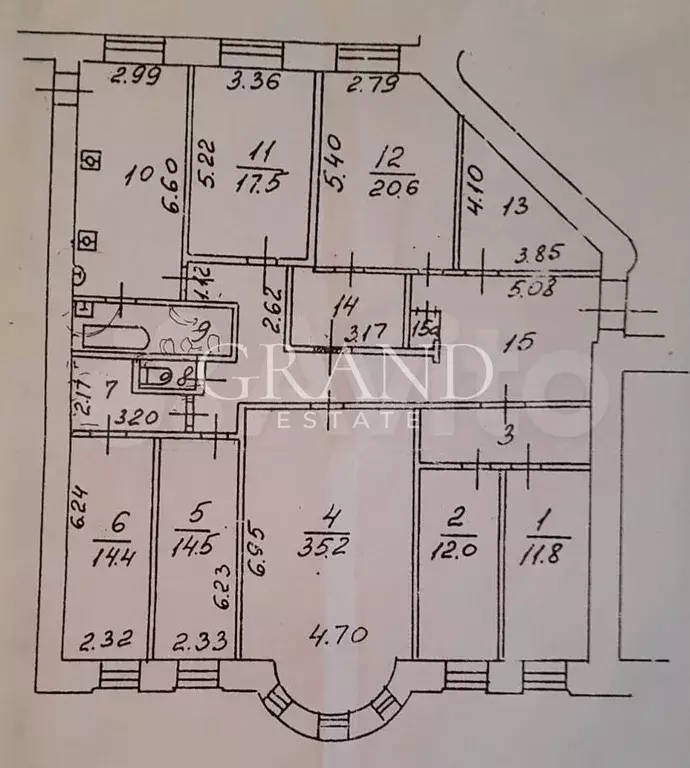 6-к. квартира, 220 м, 5/7 эт. - Фото 0