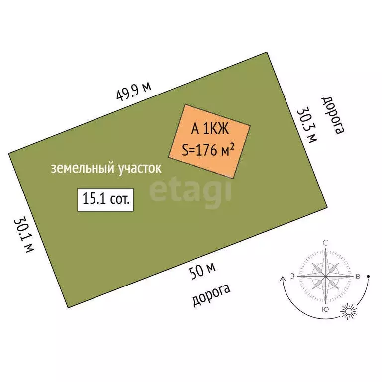 Дом в Тюменский район, деревня Решетникова (176 м) - Фото 0