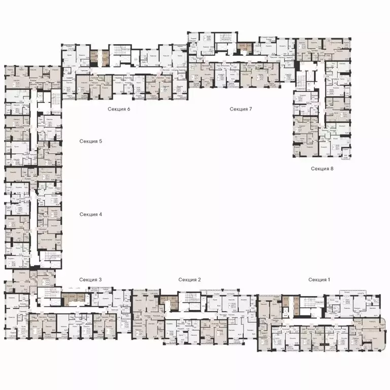 2-к кв. Ростовская область, Ростов-на-Дону Ривьера жилой квартал,  ... - Фото 2