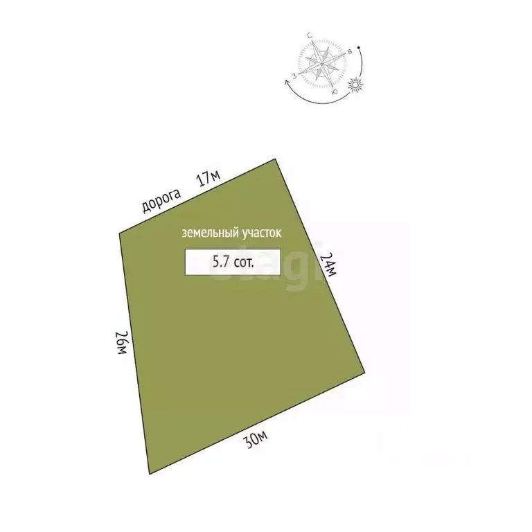 Участок в Ростовская область, Ростов-на-Дону Каменка мкр, ул. ... - Фото 1