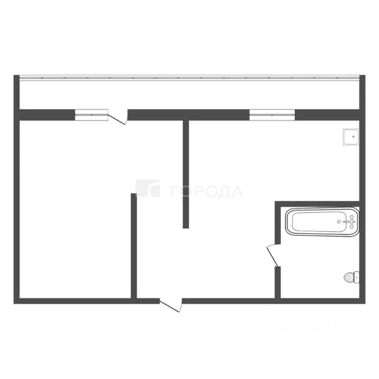 1-к кв. Алтайский край, Барнаул пер. Малый Прудской, 48А (23.8 м) - Фото 2