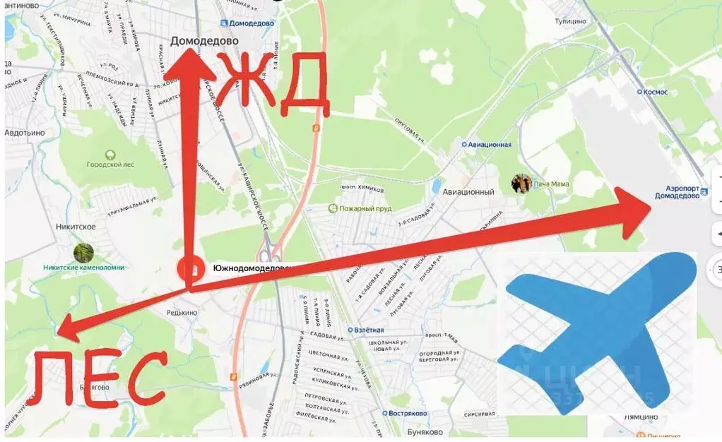 4-к кв. Московская область, Домодедово Южный мкр, ул. ... - Фото 1