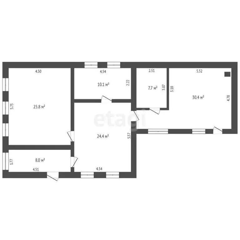 Дом в село Николаевка, Кутузовский переулок (106.4 м) - Фото 1