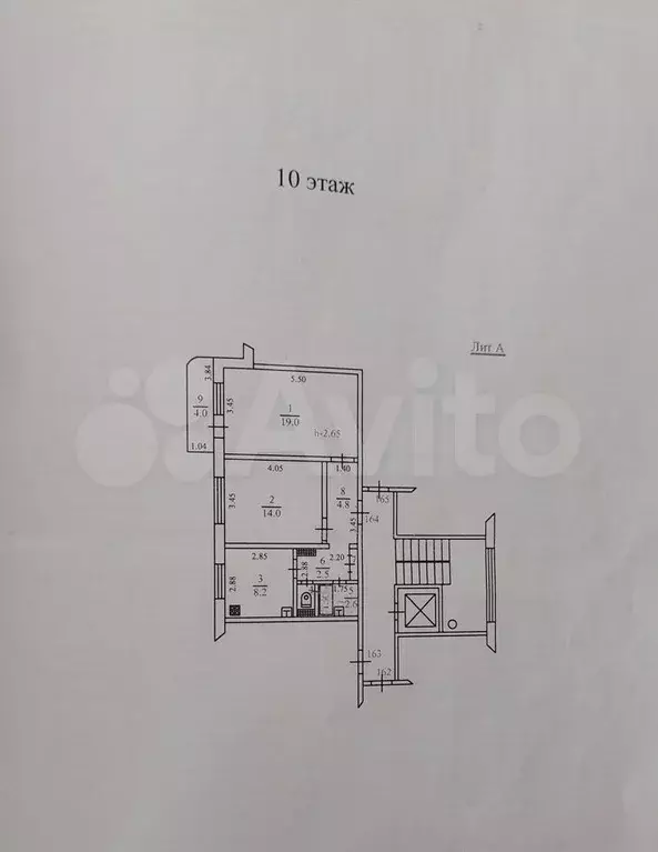 2-к. квартира, 53 м, 10/10 эт. - Фото 0