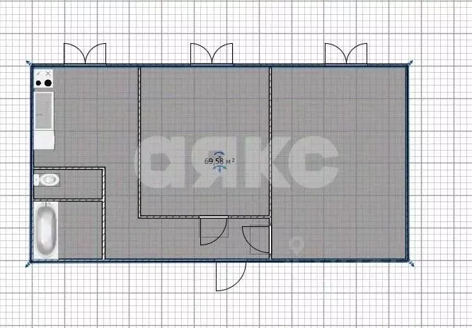 2-к кв. Московская область, Воскресенск Центральный мкр, ул. Победы, ... - Фото 2
