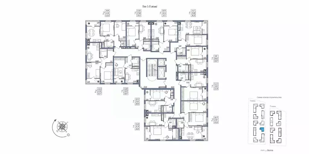 2-к кв. Волгоградская область, Волгоград ул. Тракторостроителей, 31/1 ... - Фото 2