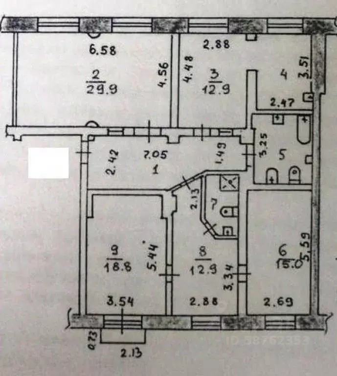 5-к кв. Кемеровская область, Новокузнецк ул. Ленина, 38 (126.0 м) - Фото 1