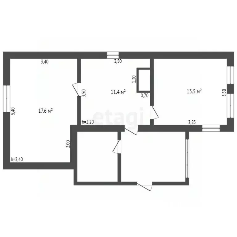 Дом в Кемеровская область, Кемерово Индустриальная ул. (60 м) - Фото 2