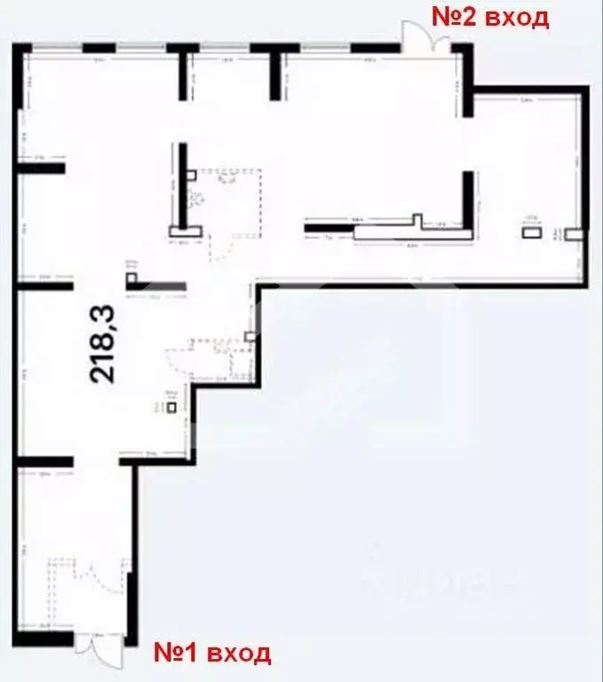 Помещение свободного назначения в Москва Кавказский бул., 51к1 (218 м) - Фото 2