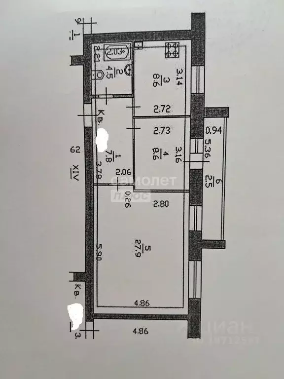 2-к кв. Марий Эл, Йошкар-Ола ул. Яна Крастыня, 6в (63.0 м) - Фото 1