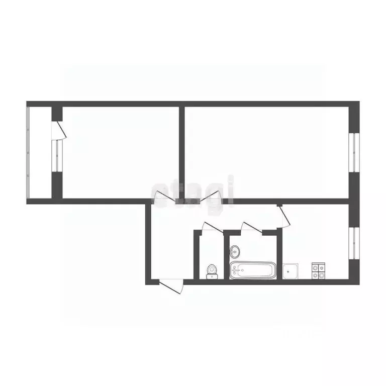 2-к кв. Мордовия, Саранск Серадзская ул., 7 (38.0 м) - Фото 2