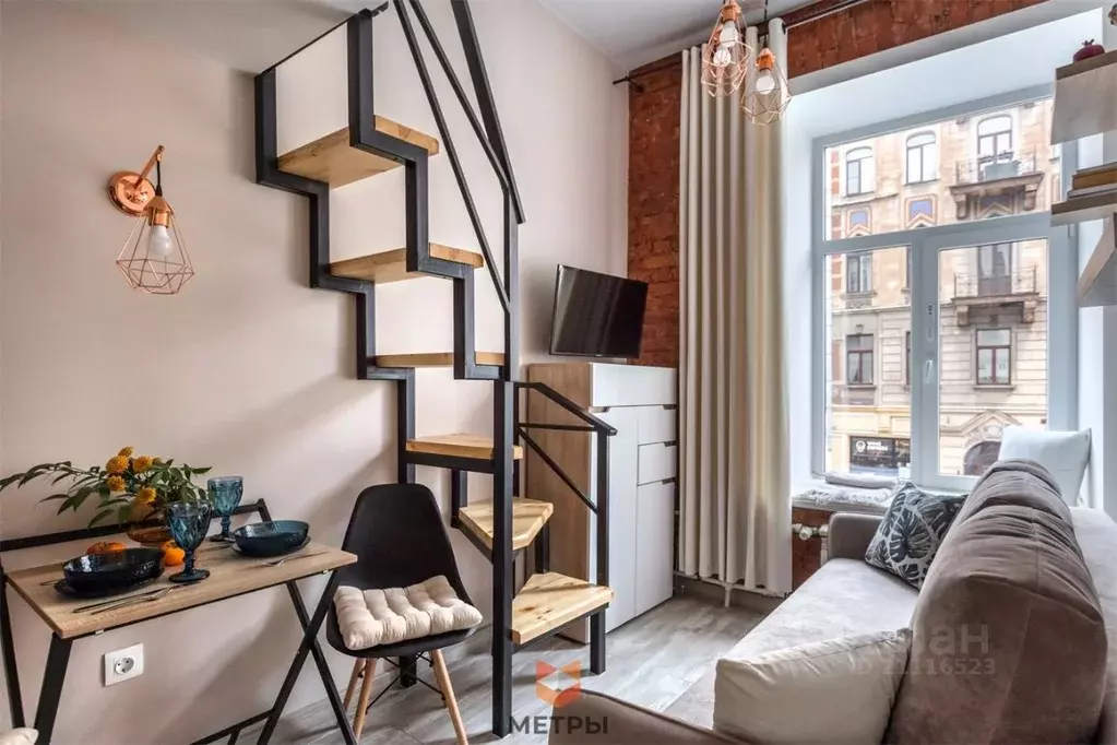 Студия Санкт-Петербург ул. Некрасова, 1/38 (15.5 м) - Фото 0