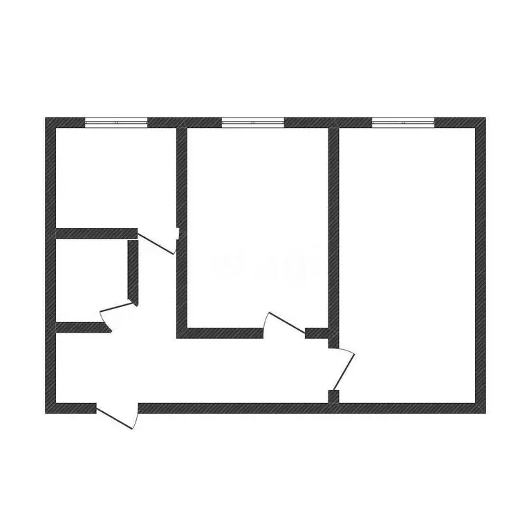2-комнатная квартира: Курган, улица Пушкина, 49 (42.2 м) - Фото 1